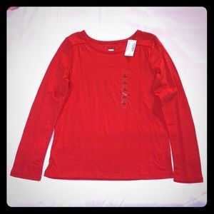 NWT Children’s Place Red Long Sleeve Shirt